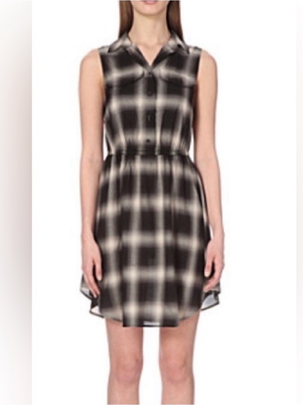All Saints Itaca Check plaid dress